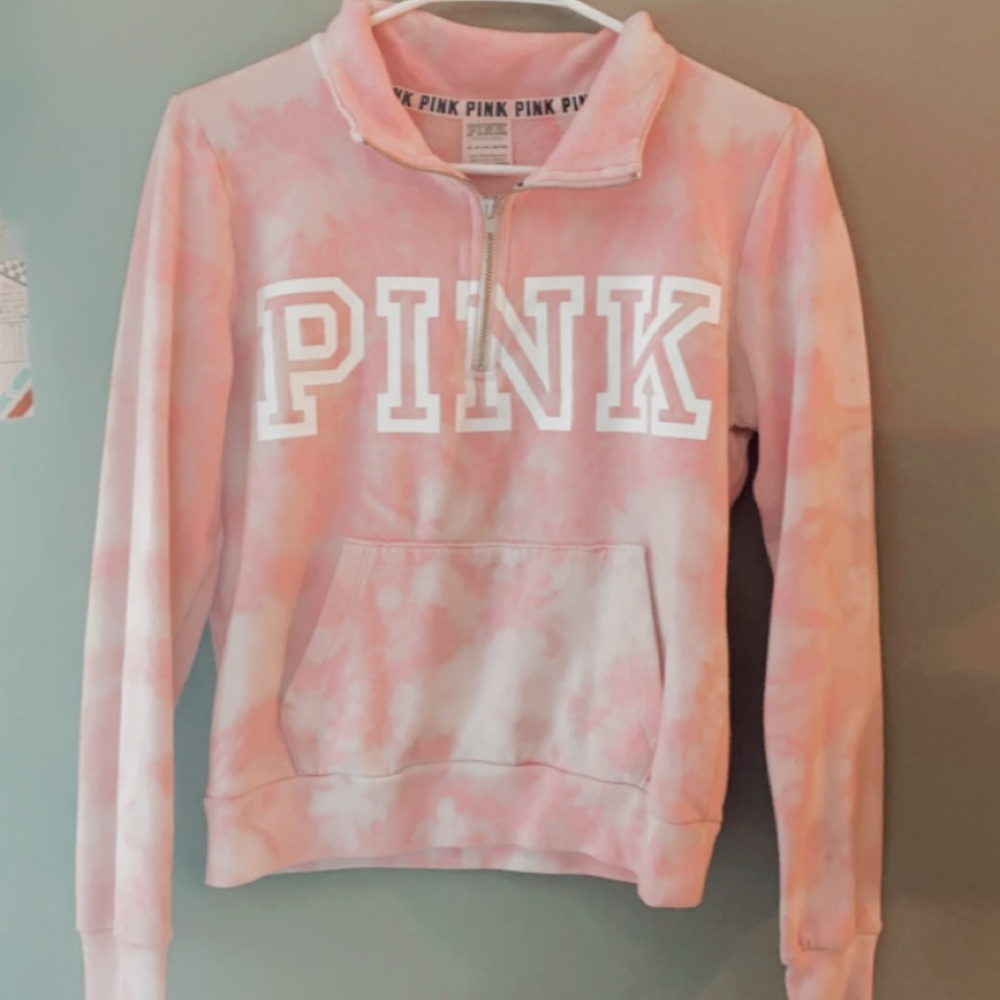 PINK marble sweatshirt